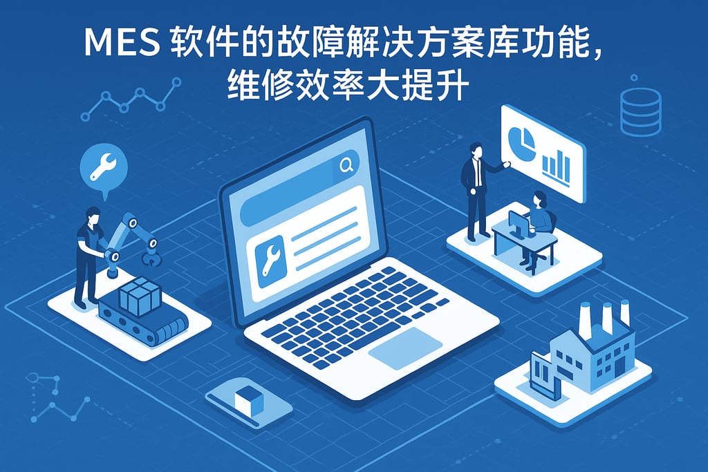 MES 软件的故障解决方案库功能，维修效率大提升